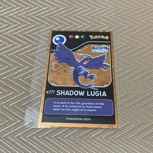 Shadow Lugia Pokédex Black Edition
